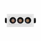 Spot Downlight Powerus Embutir 38 LED 6W Br. Quente 540lm NORDECOR ST2991