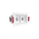 Spot Duplo Mini Embutido Led Downlight Recuado 3000k Bet57 Spot Duplo Mini Embutido Led Downlight Recuado 3000k Bet57
