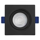 Spot Emb.05W Led 3000K Quadr B_D Preto Spot Emb.05W Led 3000K Quadr B_D Preto