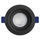 Spot Emb.05W Led 3000K Red B_D Preto