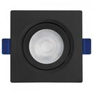 Spot Emb.05W Led 6500K Quadr B_D Preto Spot Emb.05W Led 6500K Quadr B_D Preto