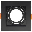 Spot Embut Quadrado Conecta Bella ABS Dicroica 1xGU10 PT/PT Spot Embut Quadrado Conecta Bella ABS Dicroica 1xGU10 PT/PT