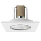 Spot Embutido de Teto Quadrado Face Plana Par 20 E27 Branco Bivolt Spot Embutido de Teto Quadrado Face Plana Par 20 E27 Branco Bivolt