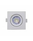 Spot Embutir 3W LED Quadrado 3000K - MBLED - MB LED