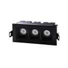 Spot Embutir Antiofuscante 10W 2700K Preto 760Lm Ip20 Gaya Spot Embutir Antiofuscante 10W 2700K Preto 760Lm Ip20 Gaya