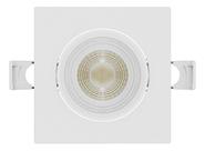 Spot Embutir Branco Led Quadrado 12w Amarelo Branco Neutro