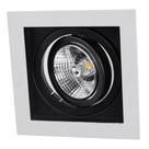 Spot Embutir Conecta Br/ Preto ABS Click Dl146AR70W Bella P/ Gu10 ST2341