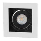 Spot Embutir Conecta Click Br/ Preto DL146MDB Bella + LED MR11 BF ST2365