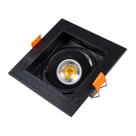 Spot Embutir Conecta Preto Click DL146MDB Bella + LED BQ ST2365