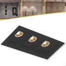 Spot Embutir De Led Luzon 6w Linear Preto