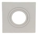 Spot Embutir Dicróica GU10 quadrado face plana - BRANCO SE-330.1031