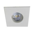 Spot Embutir Dicroica Quadrado Branco DL060 POP Bella