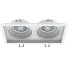 Spot Embutir Duplo Recuado Dicróica Interlight Il4717 Branco Spot Embutir Duplo Recuado Dicróica Interlight Il4717 Branco