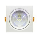 Spot Embutir Easy Led Quadrado 14W 6500K Branco Llumm Bronzearte Spot Embutir Easyled
