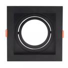 Spot Embutir JNG AR70 Recuado Preto ABS 130x130mm Nicho 120x120mm Spot Embutir JNG AR70 Recuado Preto ABS 130x130mm Nicho 120x120mm