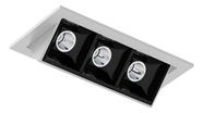 Spot Embutir Picco Orientável Interlight 4582ab 4000k Estrutura Branco Preto