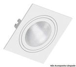 Spot Embutir Quadrado 360º Face Plana Par30 E27 Branco