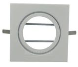 Spot Embutir Quadrado AR 70 MV 50W GU10 Branco Fosco Face Reta Bonin