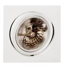 Spot Embutir Quadrado Ar111 Face Reta Orientavel Aletado - Mf167 Br - Metal Tecnica