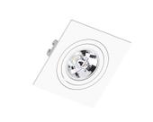 Spot Embutir Quadrado Branco ABS Plano P/ 1xAr70 Save