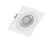 Spot Embutir Quadrado Branco ABS Plano P/ 1xMR11 Save