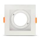Spot Embutir Quadrado Branco com Recuo Branco Mr16 - Lumanti Spot Embutir Quadrado Branco com Recuo Branco Mr16 - Lumanti