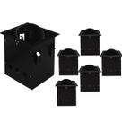 Spot embutir quadrado para lampada ar111 gu10 direcionavel pt kit6 Spot embutir quadrado para lampada ar111 gu10 direcionavel pt kit6