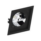 Spot Embutir Quadrado Preto ABS Recuado P/ 1xAr111 Save