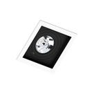 Spot Embutir Quadrado Recuado Branco Fundo Preto Ar70 Gu10