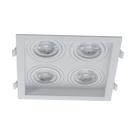 Spot Embutir Quadruplo Recuado P/ LED MR16 SaveEnergy SE-330.2895 ST2841 Spot Embutir Quadruplo Recuado P/ LED MR16 SaveEnergy SE-330.2895 ST2841