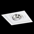 Spot Embutir Recuado 1013/1 alumínio 1xPar30 BRANCO 22x22cm ITAMONTE