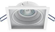 Spot Embutir Recuado Il4716 Interlight Branco + Lâmpada Led Stella 4000K
