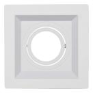 Spot Embutir Recuado Quadrado 12cm Branco Megalux