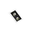 Spot Embutir Recuado Save Energy 2 Lâmpadas Branco-preto Spot Embutir Recuado Save Energy 2 Lâmpadas Branco-preto