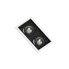 Spot Embutir Recuado Save Energy 2 Lâmpadas Par 20 Bivolt Branco/preto