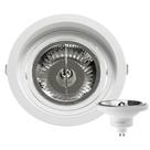 Spot Embutir Recuo AR111 + Lâmpada LED 12W 4000K Save Energy