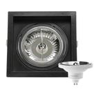 Spot Embutir Recuo AR111 + Lâmpada LED 12W 4000K Save Energy