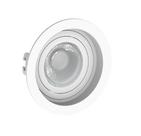 Spot Embutir Redondo Branco ABS Recuado P/ 1xMR16 Dicroica