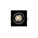 Spot embutir taschibra quadrado alltop led 5w 4000k mr16 preto