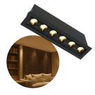 Spot Embutir Teto Soul Retangular LED 12W Opus IRC90 2700K 87890 ST3050-Preto Spot Embutir Teto Soul Retangular LED 12W Opus IRC90 2700K 87890 ST3050-Preto