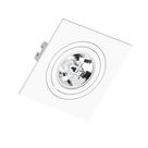 Spot Face Plana AR70 GU10 Embutido Quadrado Save Energy