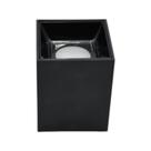 Spot Haut Quadrado Deluxe Avant Preto - 12W 6500K Luz Branca