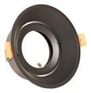 Spot Hub Micro Borda Recuado Redondo Par20 E27 15w Preto