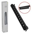 Spot Led 20w Dots Preto Trilho Sobrepor Neutro 4000k Avant 110v/220v