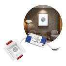 Spot LED 2W Embutir DotLight 15 Luz Quente 3000K Luminatti ST3281- Branco