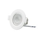 Spot Led 3w Embutir Redondo 3500K Branco Quente - Decoração Casa Loja Gesso Sanca