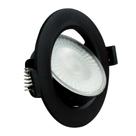 Spot Led 7w Redondo 6500k Preto Bivolt Foxlux