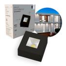 Spot Led Authentic Beiral de teto 5w 6500k 7.5cm Bivolt Quadrado Preto 907051376 Deluxe By Avant