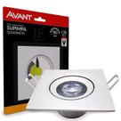 Spot Led Cob Embutir Quadrado 12W Supimpa Avant 3000k Spot Led Cob Embutir Quadrado 12W Supimpa Avant 3000k