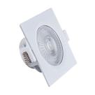 Spot Led de Embutir Quadrado 7W 4000K Branco Bivolt - MB Led - 6024